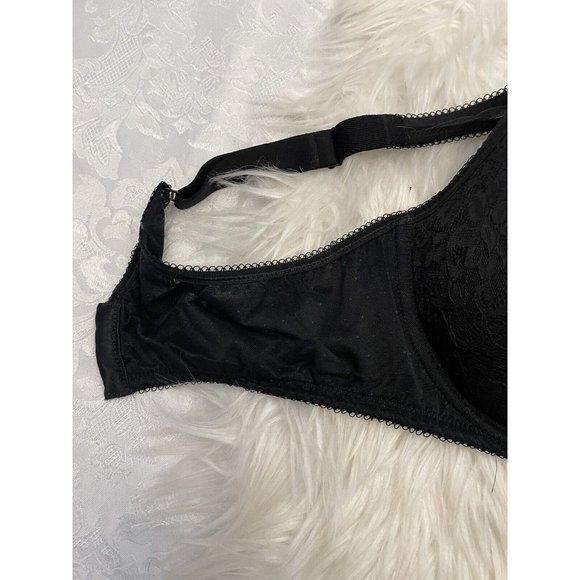 Wacoal 853186 Retro Chic Size 38DD Seamless Lined Underwire Contour‎ Bra Black - Picture 6 of 12